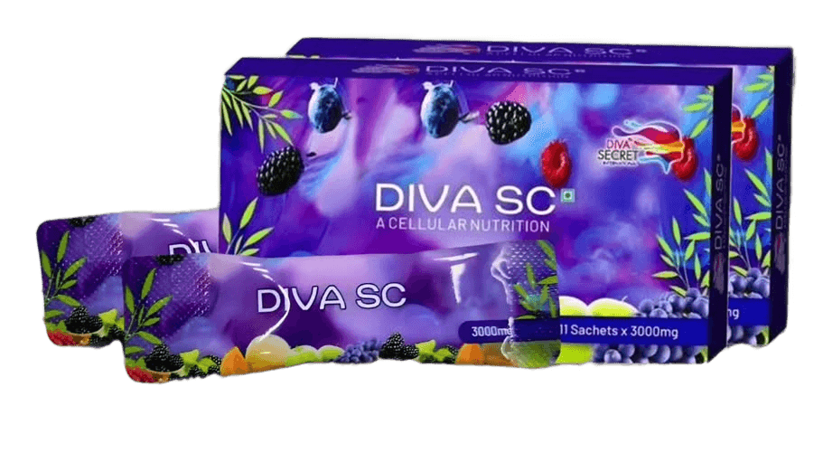 Diva Secret Stem cell pack of 2 contains Sachets 22 Each 3000 mg
