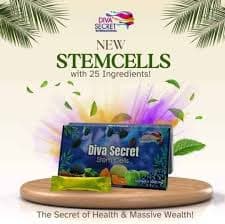 Diva Secret Stem cell pack of 5 contains Sachets 55 Each 3000 mg