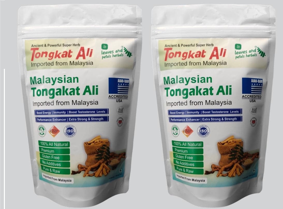 TONGKAT ALI PACK OF 2 CONTAINS 30 SACHETS 1.5G EACH Long Jack Tongkat Ali Extract Powder IMPORTED FROM MALAYSIA