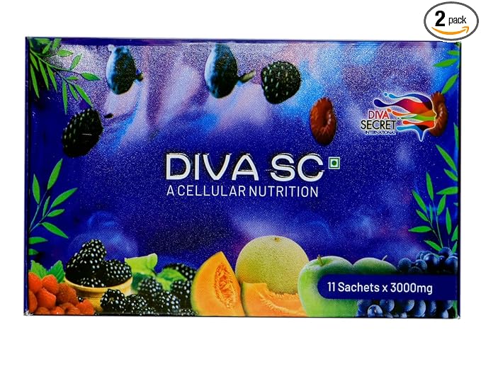Diva SC A Cellular Nutrition PACK OF 2 Contains 22 Sachets