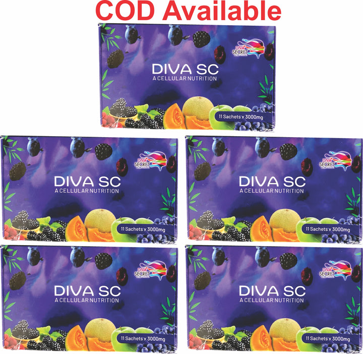 Diva SC A Cellular Nutrition PACK OF 5 Contains 55 Sachets