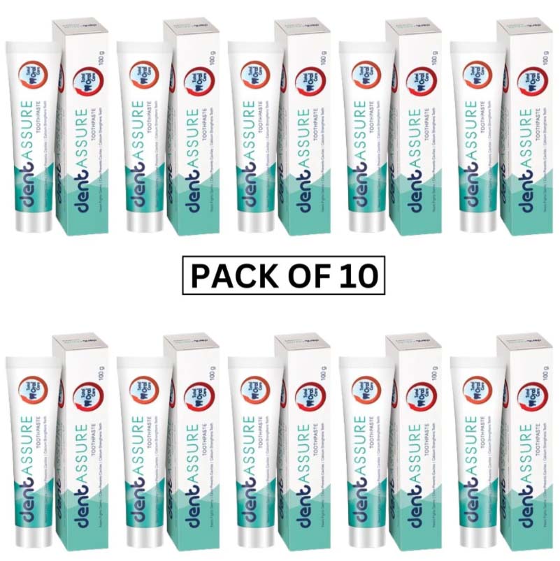 Vestige Dentassure Toothpaste (100g) - Pack of 10