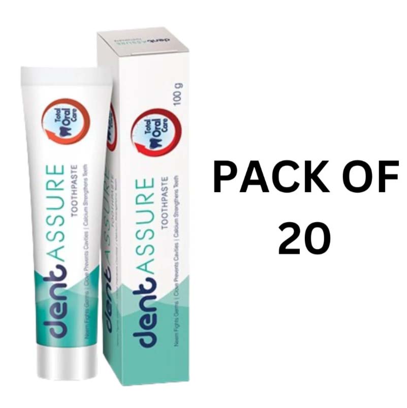 Vestige Dentassure Toothpaste (100g) - Pack of 20