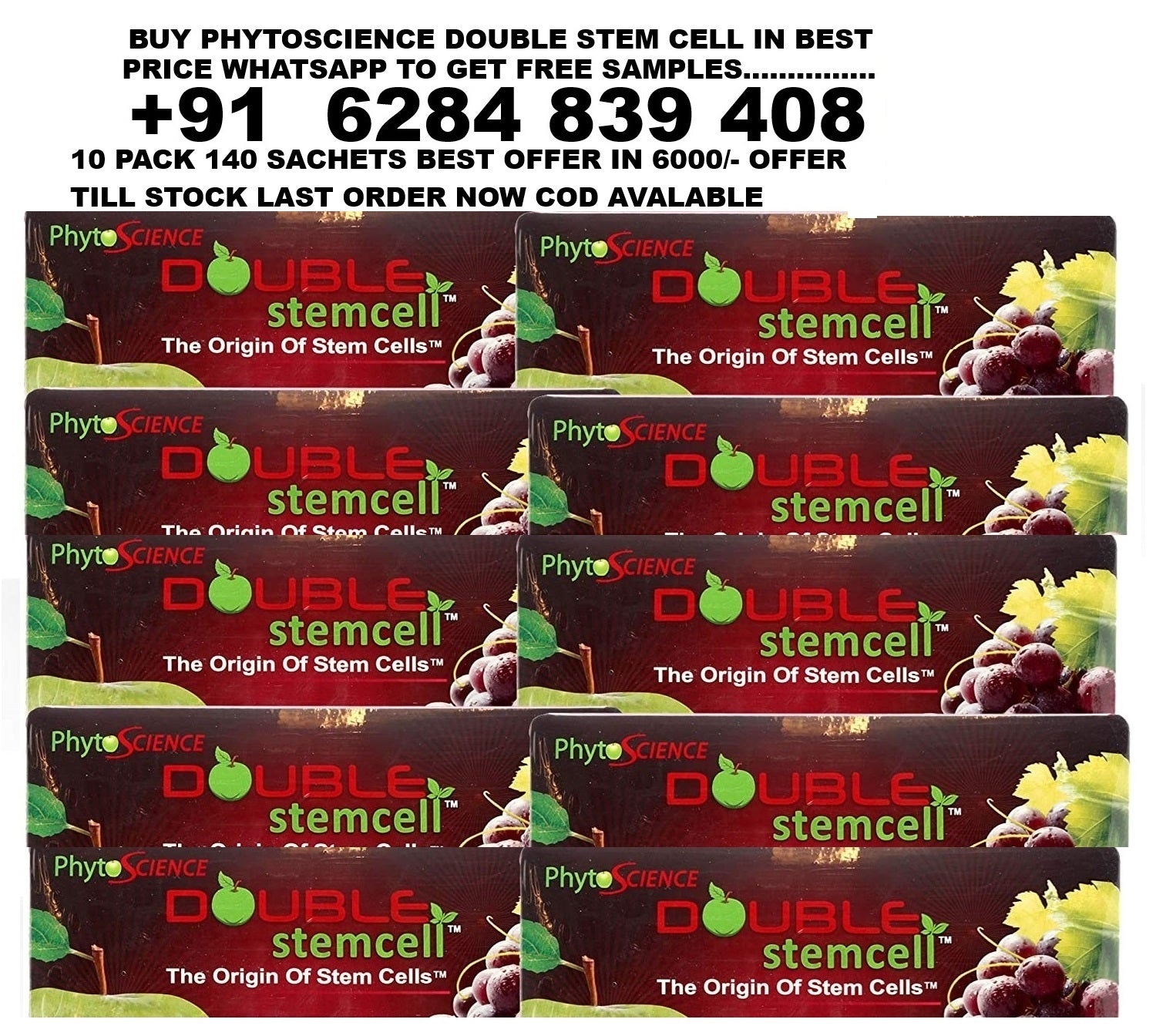 phytoscience double stem cell 10 pack 140 sachets