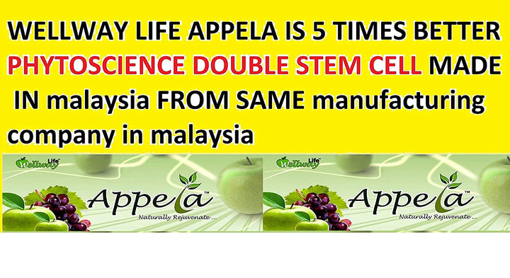 Wellway life Appela 5 pack 75 sachets made in Malayisa Better than Phytoscience Double Stemcell